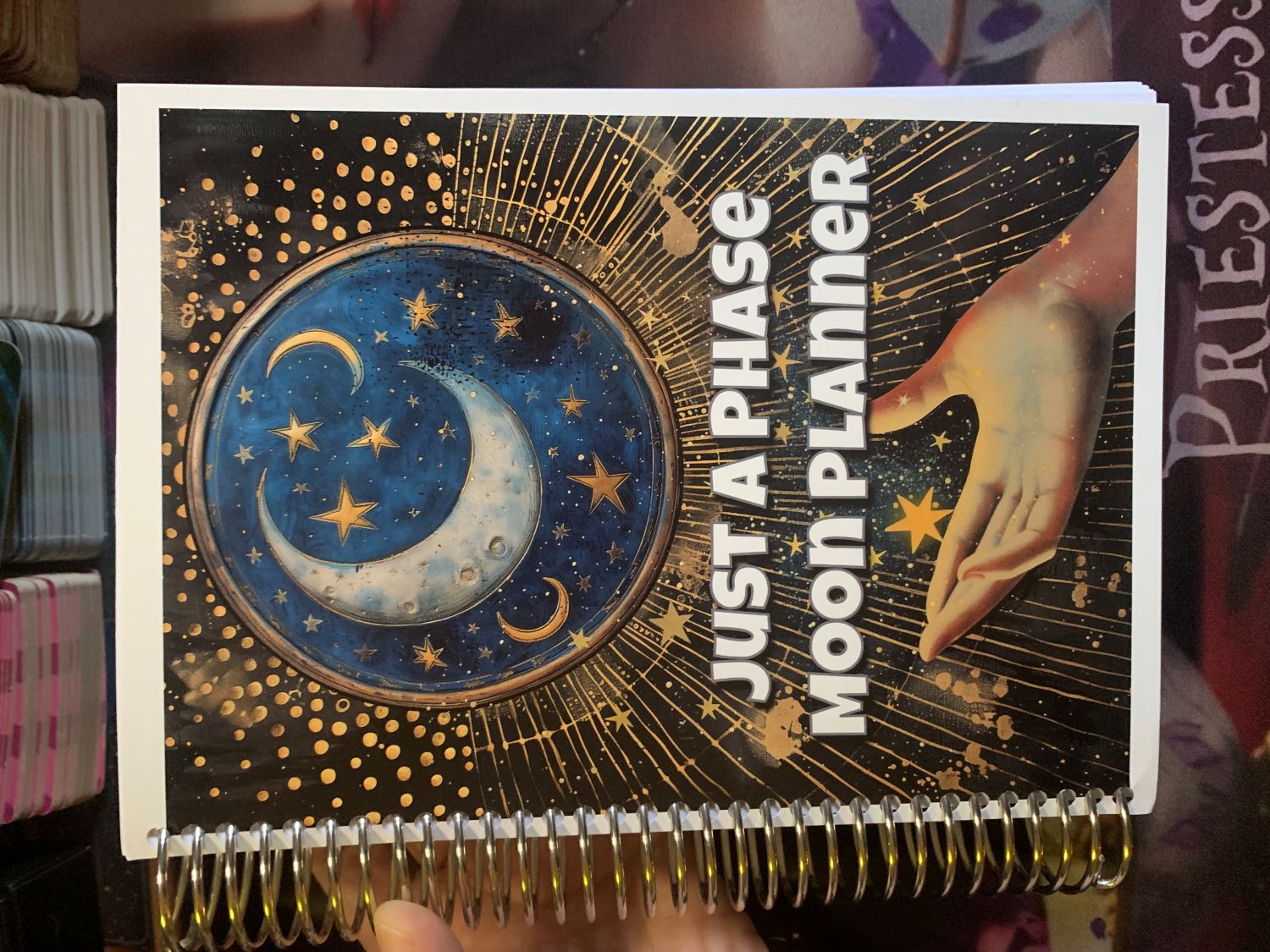 Just a Phase Moon Planner: Undated Horizontal